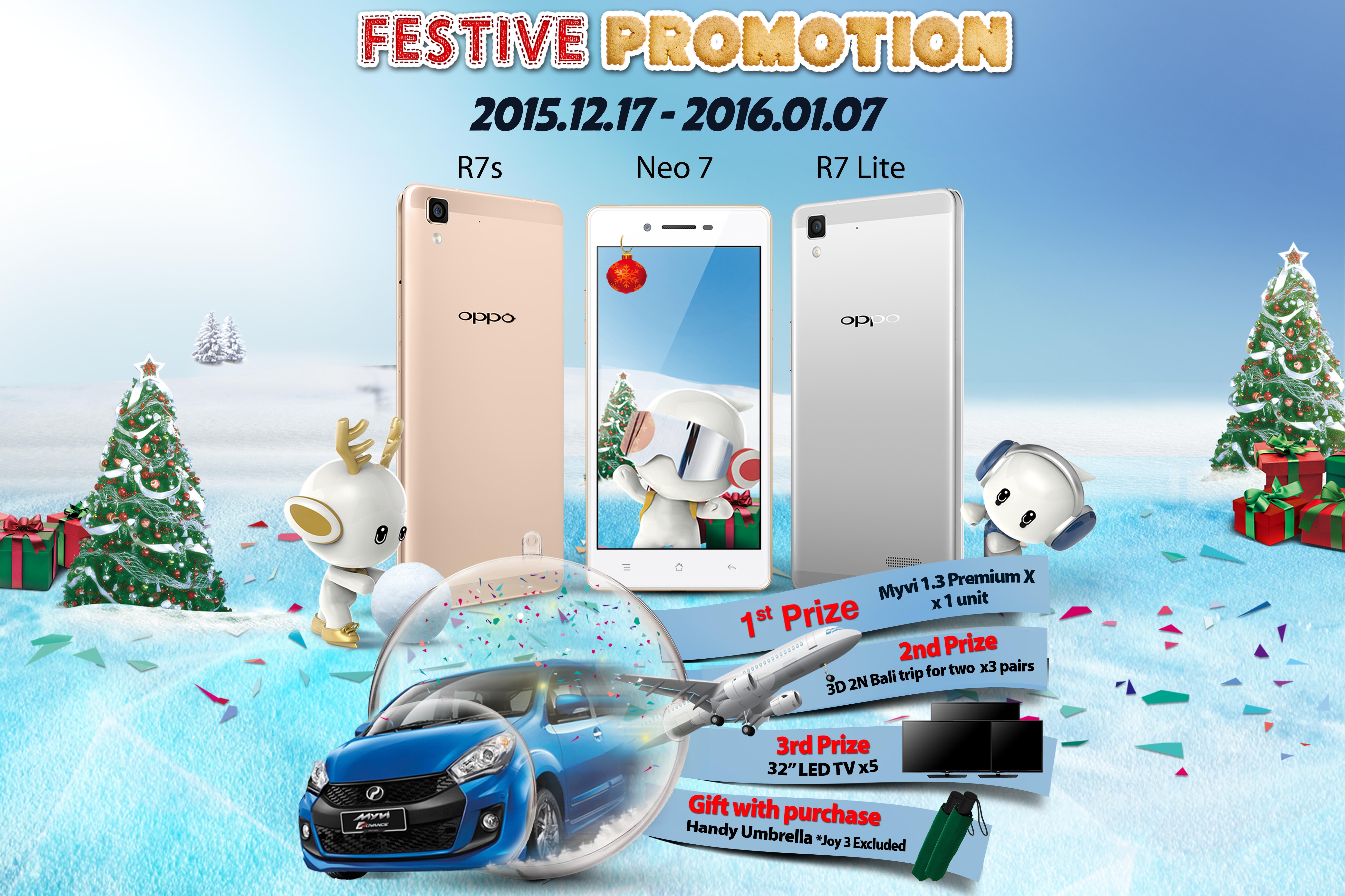 Festive Promotion: Buy Any OPPO Smartphone And Win A 