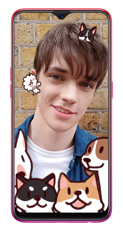 OPPO F9 Pro AR Stickers