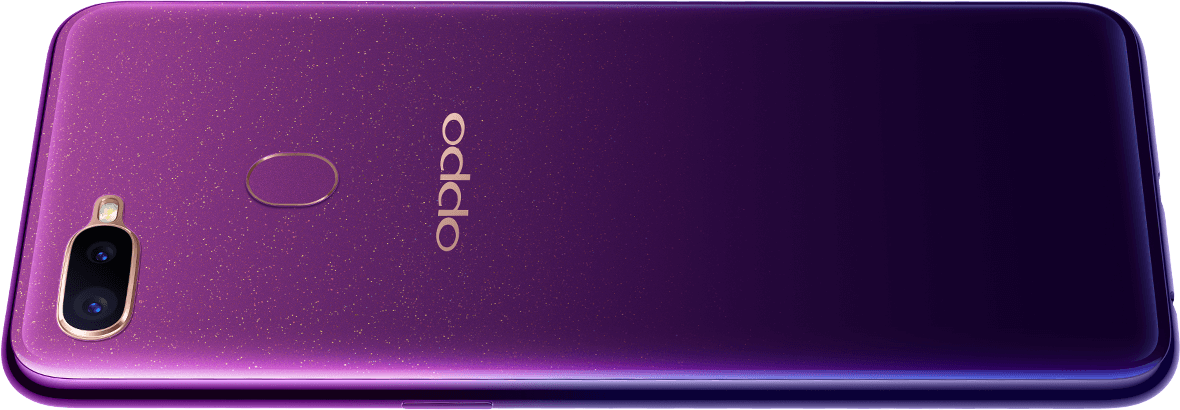 OPPO F9 Édition Violet Étoilé - Le Pionnier de l’Industrie dans la Technologie de Pulvérisation Particulière