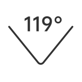 OPPO A5 2020 119° Groothoeklens 