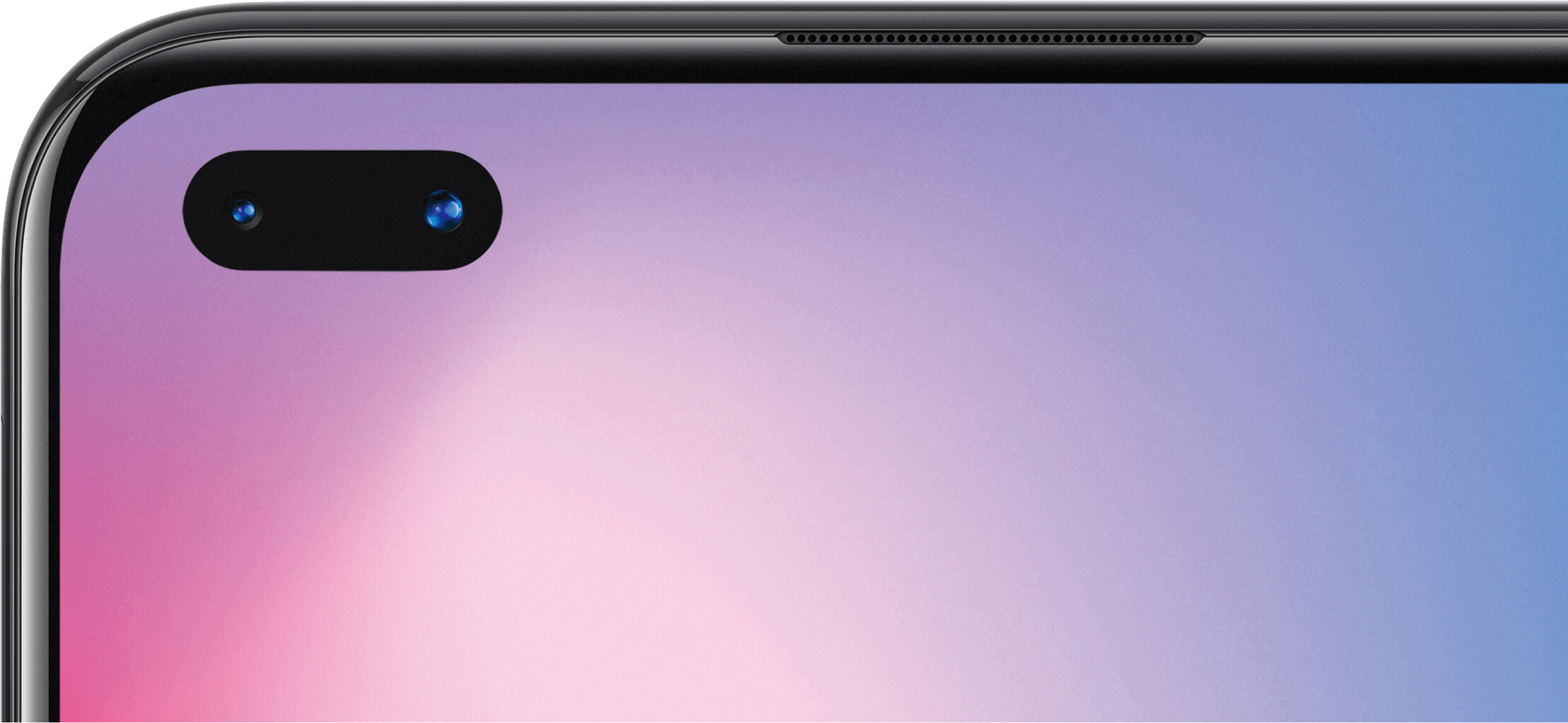 Cụm camera trước kép trên Oppo Reno3 Pro 4G